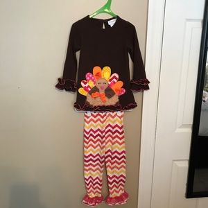Awesome Matching Turkey Themed Set